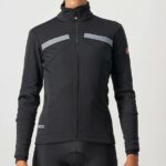 CASTELLI DINAMICA JACKET tg S LIGHT BLACK/SILVER REFLEX (donna)