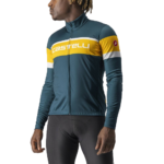 CASTELLI PASSISTA JERSEY 	DEEP TEAL/GOLDENROD-SILVER GRA tg M - immagine 2