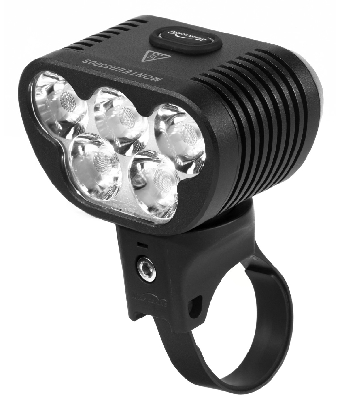 MSMTR3500S_zoom FANALINO ANTERIORE A LED BIANCO MONTEER 3500S CON BATTERIA - immagine 1