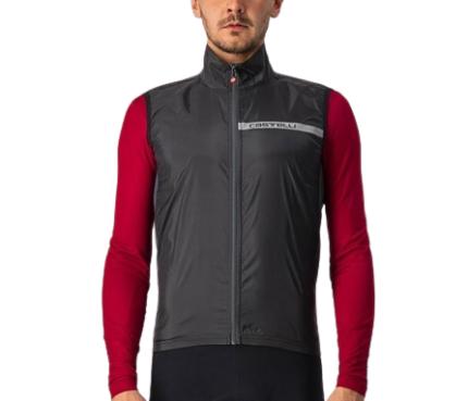 GILET CASTELLI SQUADRA VEST black tg L