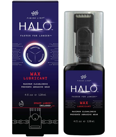 HALO-FINISHLINE-removebg-preview LUBRIFICANTE CERAMICO HALO WAX 120ML CON SMART LUBER - immagine 1