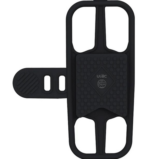 SUPPORTO-CELLULLARE-ULAC Supporto smartphone Spyder Team PRO per attacco manubrio in silicone nero - black - immagine 1