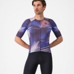 CASTELLI AERO RACE 8S JERSEY tg M NIGHT SHADE/ROSA GIRO